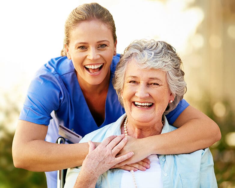 Stock photo of women wearing surgical masks